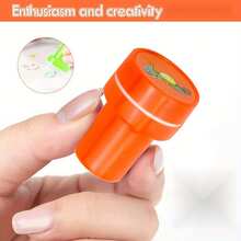 26 Colorful Animal Stamp Sets - Perfect For Teachers, Parties, And DIY Crafts - Plastic Material,Children's Day Gifts, Party Gifts, Birthday Gifts, The Color Of The Outer Shell Of Some Stamps May Vary, But The Pattern Is Correct - Multicolor - View 6