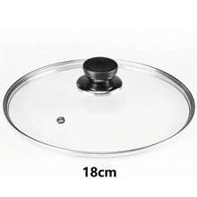 Universal Pot Cover Tempered Glass Round Frying Pan Cover Anti-Scalding Knob Visible Wok Pot Lid Cookware Parts Kitchen Accessories