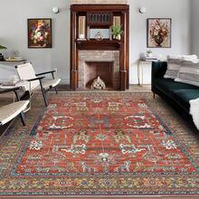 Bohemian Machine Washable Carpets Suitable For Living Room, Slip-Resistant Bedroom Rugs, Hallway Carpets, Vintage Patterned Rugs For Kitchen, Dining Room, Office - Bohemia - View 15