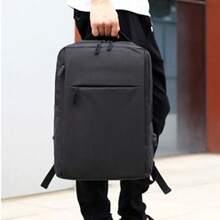 Mochila minimalista para hombres, mochila versátil de gran capacidad para estudiantes, computadoras, viajes, bolsa de negocios unisex lavable