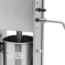5L Manual Churros Machine 1.32gal Heavy Duty Stainless Steel Churros Machine W/6 Nozzles Home Vertical Manual Donuts Churrera Churros Machine For Making Different Shapes Of Fried Dough Sticks - Silver - View 7