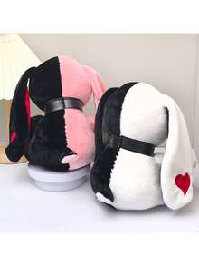 黑暗主题重生兔毛绒玩具、小兔子抱枕、儿童玩偶、万圣节礼物 - 彩色 - 查看 10