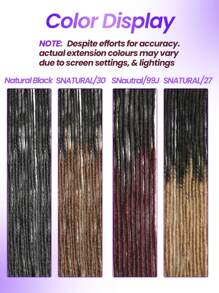 Extensión de cabello trenzado de cabello humano virgen brasileño Dreadlocks de 0,2 de ancho, extensión de cabello tipo dreadlock, 10 hebras de extensiones de cabello humano tipo dreadlock, extensión de cabello humano tipo dreadlock hecha a mano para hombres, mujeres y niños que pueden rizarse y teñirse, 8 - 18 pulgadas, 1B30