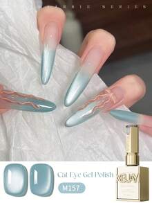 XEIJAYI 1支装 15毫升 薄荷绿猫眼美甲凝胶套装 半永久美甲浸泡 UV LED 美甲沙龙 DIY 美甲沙龙凝胶 - 彩色 - 查看 4