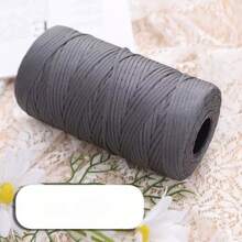 2.5mm X 218yards Flat Polyester Ribbon Yarn For Knitting & Crochet, Polypropylene Tassel Cord For Sun Hats, Bags, Wallets, Shoes, Mats, DIY Crafts, Decoration Projects - Multicolor - View 27