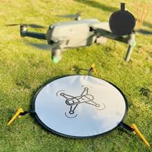 Waterproof Universal Landing Pad For Drones, Quick-Fold Double-Sided Quadcopter Landing Mat For RC Drones Helicopters, Compatible With DJI Spark Mavic Pro Phantom 2/3/4 Pro Inspire 2/1 3DR Solo