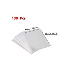 100个透明玻璃纸OPP塑料糖果袋，适用于蛋糕棒棒糖、糖果、棒棒糖、饼干等，可用于婚礼、生日、节日、派对用品礼品包装、节日糖果容器（非自粘袋，需要用丝带手动封口） - 彩色 - 查看 15