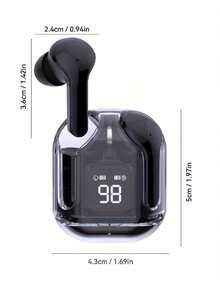 Air31 无线耳机带麦克风，多功能便携 - 黑色 - 查看 5