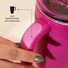 Gocase Life Premium Cup 1180ml - Stainless Steel With Lid And Tritan Straw, Double Wall Vacuum Insulated, Hot Or Cold Drinks For Many Hours - 米色 - 查看 7