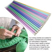2/22Pcs/Pack Multicolor Knitting Needles Sweater Needles For Knitting Sweater Weaving Tools DIY Knit Accessories Random Color