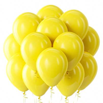 Yellow Balloons, 5/10/12/18 Inch - 10/30/50/70/90 Pcs, Yellow Latex Party Balloons, Helium Quality, Suitable For Birthday, Graduation, Baby Shower, Gender Reveal, Anniversary, Sunflower & Bee Themed Decor