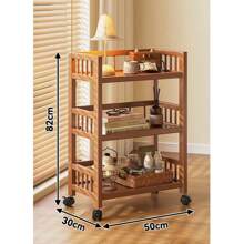 Crockery Cabinet & Kitchen Storage, Storage Racks - 棕色 - 查看 2