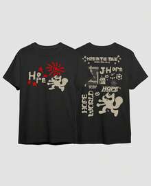 Camiseta Unissex J-Hope Integrante Btss Tour On The Street Tshirt Hop World Jung Hope Cantor Coreanos