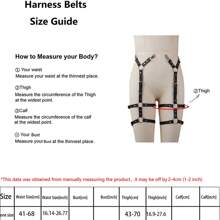 Men's Fashionable Leather Leg Warmers, Gothic Leg Accessories, Jeans Decorations, Mature Leg Warmers For Parties, Ballroom Costumes, Gifts, Sexy Accessories For Men