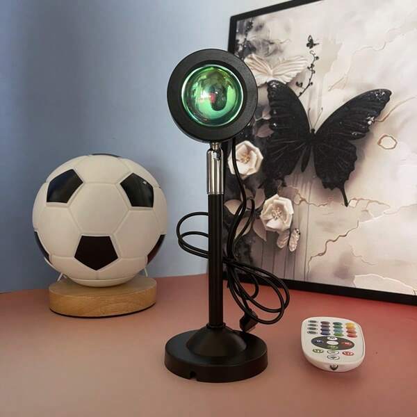 180° drehbares LED Nachtlicht mit USB-Anschluss, Sonnenuntergangprojektor-Lampe für Fotografie-Partys, Schlafzimmerdekoration, Weihnachtsgeschenke, Schlafzimmer-Ambiente-Beleuchtung | Moderne Beleuchtungsarmaturen | USB-betriebenes Licht