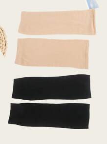 1 paire de bas de compression unisexes, manchons de jambe pour femmes sans pied, convenant aux activités extérieures de couple, sports, yoga, football, fitness, course, randonnée, cyclisme