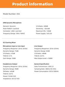 XLR/USB Audio Mixer Kit, Podcast Recording Microphone With Gain Knob, PC Video Mixer Kit With Faders, Gaming Voice - FIFINE KS5 White - White - View 11