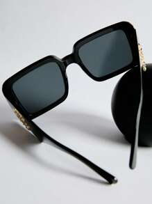 con montura cuadrada, elegantes y de moda, accesorios de playa, accesorios de playa para mujer, básicas, atuendos de mujer de otoño e invierno, ropa casual de negocios, regalos de Navidad, regalos de invierno