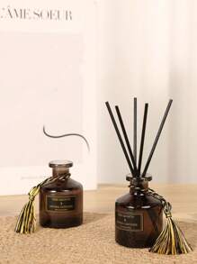 1 pezzo - Set diffusore di olio profumato senza fiamma, profumo di legno di sandalo per uso domestico dalla lunga durata, adatto per camera da letto, ambienti domestici, bagno, arredo di lusso per la casa, salotto, ecc., aromaterapia, deodorante per ambienti, diffusore, regalo, decorazione per la casa