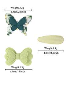 3 buc nou bomboane culoare bowknot delicat și drăguț agrafă accesorii de păr cleme pentru copii fete cadouri decorative