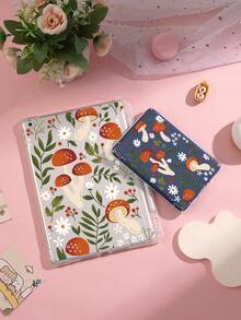 1pc Mushroom Cartoon Pattern Color Tablet Protective Case,Compatible With IPad 10th Generation,IPad Air 11-Inch (M3) 2025,IPad Mini 4/5/6/7,And Compatible With Kindle Paperwhite 12th Gen 2024,Models Such As Tab P11,The Four Corners Of The Protective Case Are Shockproof, Lightweight And Easy To Carry - Multicolor - View 3