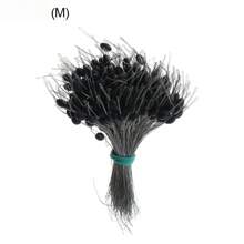 300 peças de silicone para linha de pesca, rolha oval para linha de pesca profissional, resistente a fios, equipamento de pesca