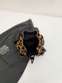 Stylish Leopard Print Women's Backpack - Lightweight Daypack With Adjustable Straps, Pink & Black Animal Pattern Design For Travel, Work, And Casual Use, Travel Backpack | Stylish Handbag | Bag, Backpack For Travel