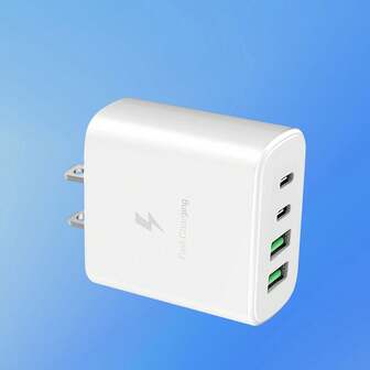 Compatible With Iphone 16/15/Plus/Pro/Pro Max Charger Super Fast Charging I Pad Charger USB C Wall Charger Fast Charging Suitable For Travel, Office, Dorm, And Home Multi-Port, Adapter