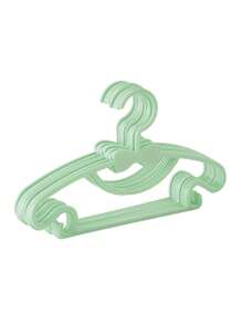 10pcs Solid Color Bowknot Baby Hangers, Durable & Sturdy, Suitable For Daily Use