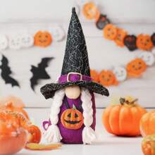 1pc Halloween Fabric Doll Decor, Home Living Room Kitchen Desktop Decoration, Ghost Festival Party Scene Decorative Prop, Centerpiece Decoration, Atmosphere Setting Item. Suitable For Home Decor / Desktop Decor / Party Decor / Mall Decor / Shop Window Decor / Farmhouse Decor.