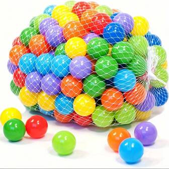 200 piezas de bolas de plástico suave para piscina de bolas océano - Bolas de juguete de plástico para niños - Ideal para piscina de bolas para bebés y niños pequeños, juguetes de agua para piscina, decoración de fiestas, accesorios de fotomatón, regalos de Navidad y Halloween (colores aleatorios), juguetes de piscina de verano para niñas, juegos al aire libre, regalos para niños, decoraciones de cumpleaños, pelotas antiestrés, regalos de cumpleaños