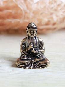 1 Pièce Mini Ornement De Sakyamuni En Laiton Pur: Ajoutez Une Touche De Zen À Votre Décoration Intérieure (certaines Parties Sont Envoyées Au Hasard)