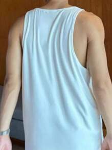 Men's Summer Casual Solid Color Breathable Tank Top