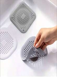 1pc Hair Drain Filter, Sink Catcher, Bathtub Shower Floor Drain Plug, Silicone Kitchen Deodorizing Stopper, Floor Drain Cover Kitchen Sink Filter, Sewer Filter, Bathroom Hair Collection Stopper, Floor Drain Cover Home Bath Decor, Sink Filter, Bathtub Shower Floor Drain Plug, Bathroom Tools, Bathroom Mat, Bath Mat, Bathroom Mats, Home & Living | Kitchen & Dining | Kitchen Tools | Other Kitchen Tools (Random Color & Style) Back To School