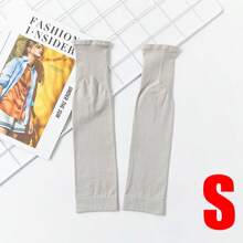 2 Stücke Atmungsaktive UV-Schutz Beinbezüge, Eisseide atmungsaktiv schnelltrocknende Laufsport Leggings mit UV-Schutz
