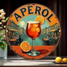 2D Flach - "Flussuferfest" dokumentiert Sommerfreizeit | Outdoor Soziales Thema, 19,81 * 19,81 cm runder Aufkleber, geeignet für Balkon Bar/Gartenfest/Terrassen Restaurant/Ferienhaus/Pool Dekoration, Zimmer Deko - Verschiedenfarbig - Übersicht 2