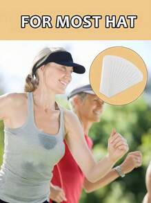 Hat Sweat Sticker, Hat Cap Absorbent Sweat Pad, Sweat Liner Shirt Collar Pads, Hat Reducing Sweat Tape, Hat Liner Cap Protection, Collar Protector, 5pcs Sweat-Absorbing Hat Stickers - Anti-Sweat, Anti-Dirty, Breathable, Disposable Pads For Comfortable Hat Wearing - Non-Woven Material For Easy Use
