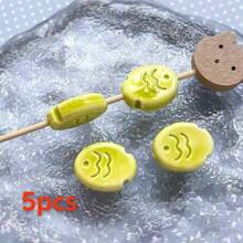 10 piezas de cuentas de peces de cristal miniatura adorables, materiales de joyería DIY para pulseras, collares, cadenas de teléfono, regalo especial para familiares y amigos
