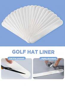 Hat Sweat Sticker, Hat Cap Absorbent Sweat Pad, Sweat Liner Shirt Collar Pads, Hat Reducing Sweat Tape, Hat Liner Cap Protection, Collar Protector, 5pcs Sweat-Absorbing Hat Stickers - Anti-Sweat, Anti-Dirty, Breathable, Disposable Pads For Comfortable Hat Wearing - Non-Woven Material For Easy Use