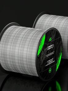 2000m 8-Strand Grey Braided PE Fishing Line, Genuine Extra Strong Saltwater Fishing/Casting Line - Multicolor - View 5