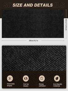 1pc Trial Random Shipping,Self-Adhesive Cat Scratcher, Trimmable Furniture Protector, Anti-Scratch Carpet Mat, Wall Mounted Sofa Guard, Cat Climbing Shelf Protector, Indoor Cat Play Mat, Cat Scratch Pad, Couch Replacement, Scratching Post Alternative - 彩色 - 查看 12