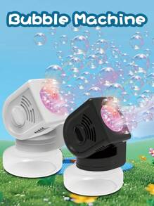 Kids Automatic Bubble Machine Toy With Large Capacity Storage, Outdoor Friend Gathering Bubble Blower, One-Button Bubble Maker (Excluding Batteries & Bubble Solution)