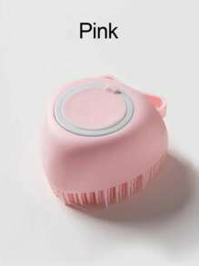 1pc Silicone Pet Bath Brush With Massage Ball - 2 In 1 Bathing And Massage GroomingTool For Dogs And Cats Shampoo - Gentle Silicone Material Pet Care Accessories And Cleans With Built-In Bath Sanitizer For Daily Cleaning Of Pets, Birthday Gifts,