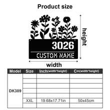 1 pieza Placa de metal personalizada con diseño de rama de árbol y pájaros con flores - Señal de dirección personalizada, número de casa, señal de dirección de jardín exterior, nombre de calle, apellido, decoración de patio - Regalo de registro, regalo para entusiastas del jardín, regalo para papá, regalo para mamá - Adornos, decoración del hogar, decoración de pared, decoración de habitación, decoración de sala de estar, decoración de dormitorio, decoración de baño, decoración de cocina, decoración de la casa, regalos personalizados, impresión gráfica - Multicolor - Ver 56