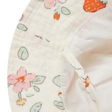 Baby Boy Girl Cotton Sun Hat Summer Bucket Hat Infant Wide Brim Fisherman Hat With Chin Strap - 彩色 - 查看 4