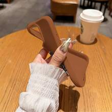 Fierce Animal TPU Fashion 1pc TPU Material Black Eagle Pattern Phone Case Compatible With Apple/ Phones Spring Gift - Brown - View 5