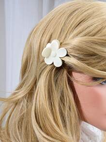 3PCS Solid Color Casual Retro ABS Plastic Women's Hair Clips, Bow, Flower, Cloud Shape, Front Bangs & Ponytail, Suitable For All Seasons Hair Claw Claw Clips Hair Jaw Clip Hair Clamps