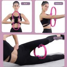Pilates Fitness Ring, Yoga Kreis, Beinschlankung Widerstand, Fitness-Ausrüstung für Zuhause, Pilates Kreis, Beckenbodenmuskulatur, formende Beine und Po Yoga Ring