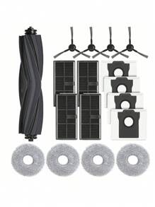 Accessories For Dreame L10s Pro Ultra Heat / L10s Ultra Gen 2 Replacement Parts For Mova E30 Ultra / X30 Ultra Robot Vacuum Cleaner Replacement Parts Dust Bags, Filters, Main Brush, Mop Pads, Side Brush