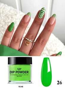 10 g de poudre acrylique colorée à tremper, poudre à tremper pour manucure française, convient pour le salon de manucure maison DIY, longue tenue, sans besoin de lampe à polymériser